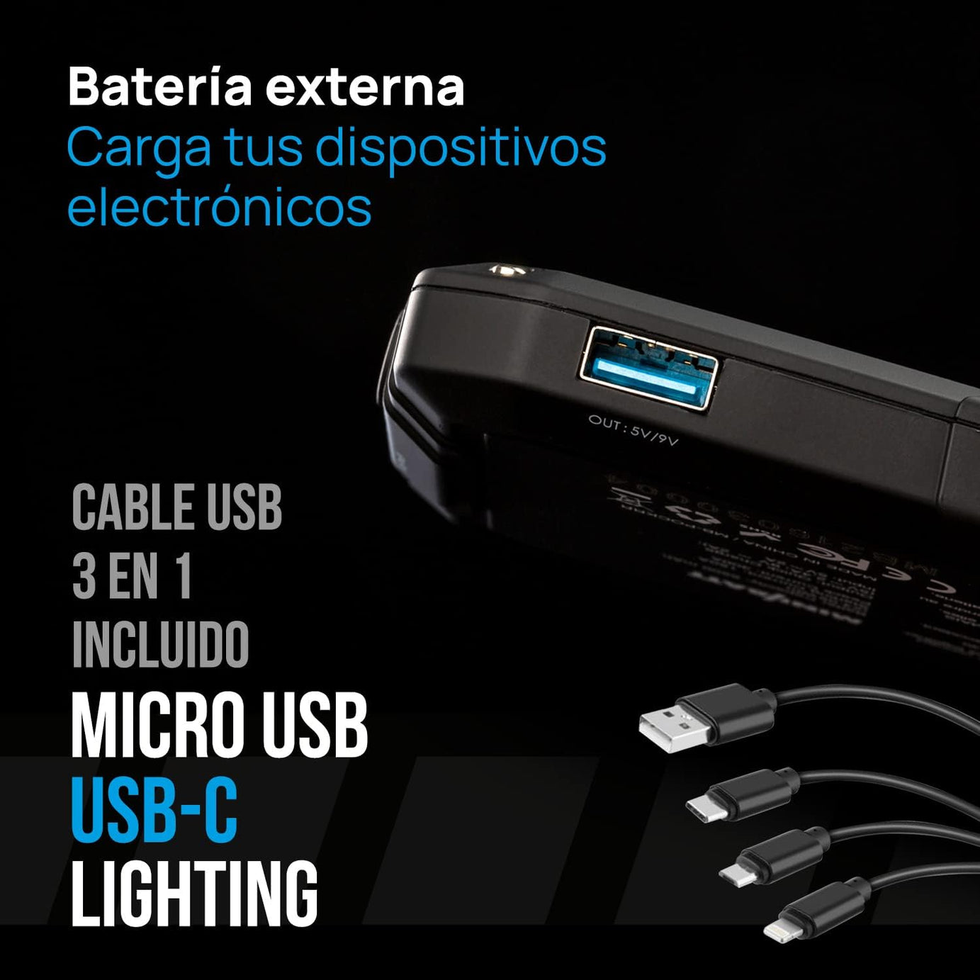 Arrancador Power Bank Pocket RR 6500 mAh Minibatt