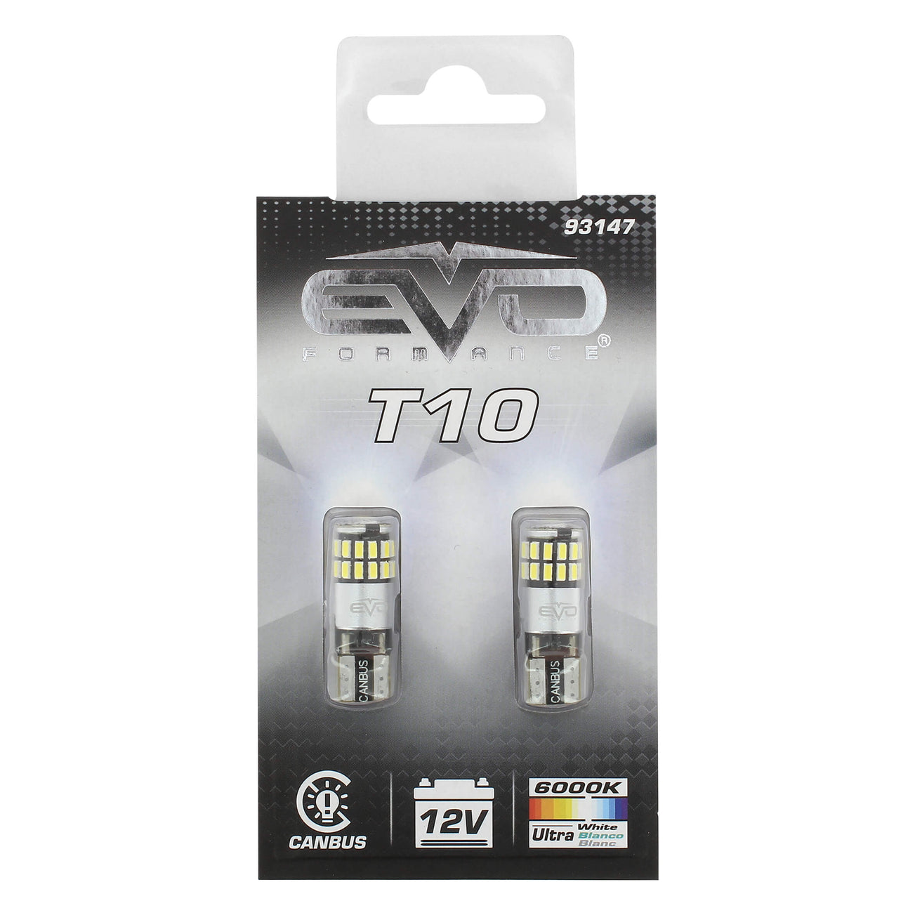 Lâmpada T10 EVO C/ 8 Leds Branco