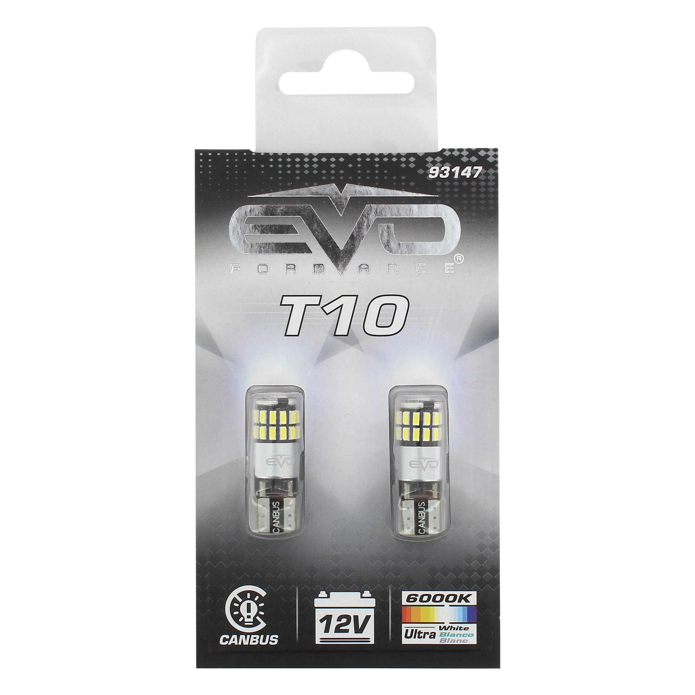 Lâmpada T10 EVO C/ 8 Leds Branco