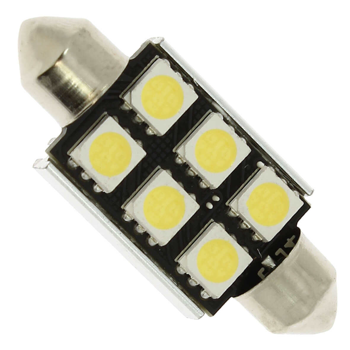 Lâmpada C5W EVO C/4 Leds Ultra Luminosa 12V SV8.5 39mm