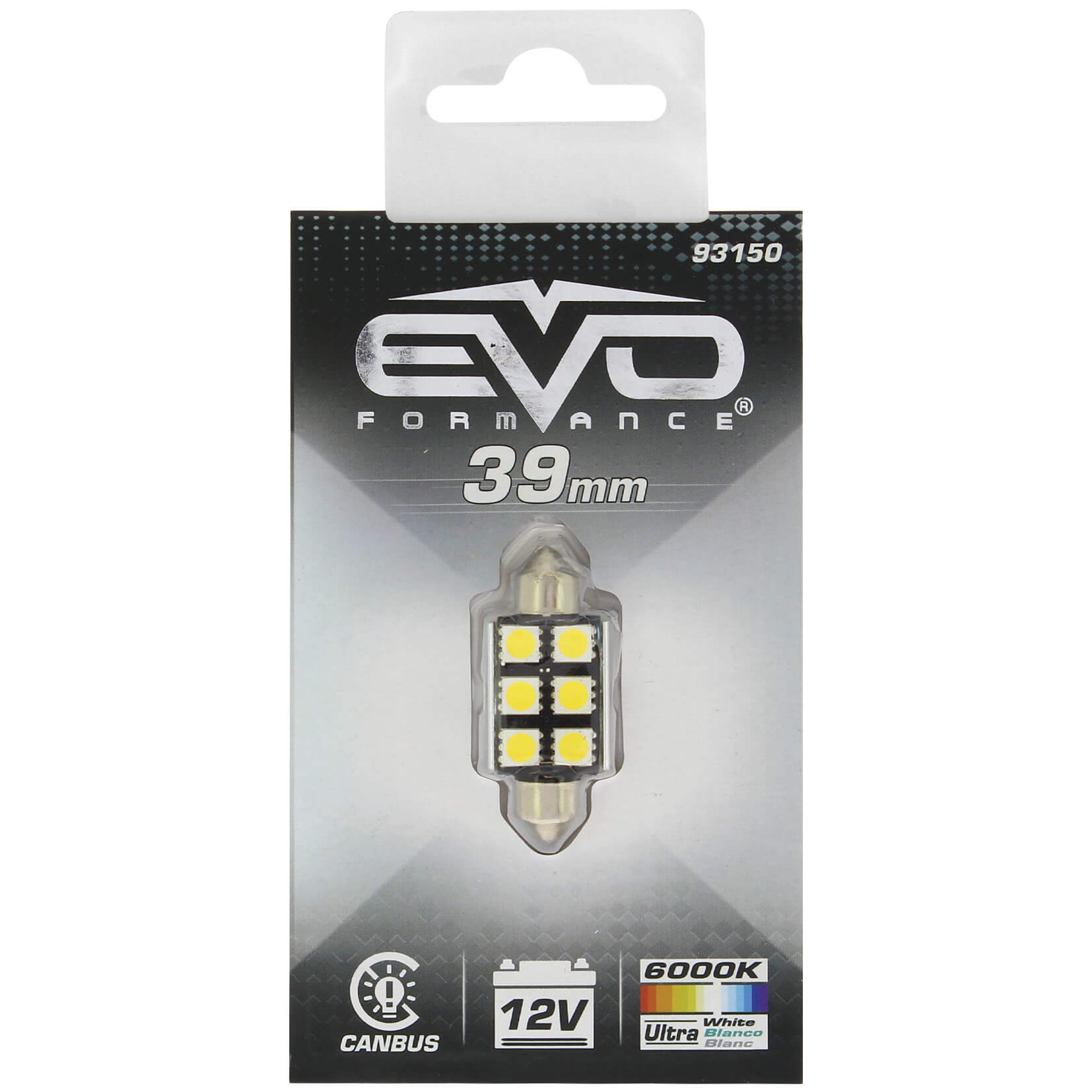 Lâmpada C5W EVO C/ 4 Leds Ultra Luminosa 39mm