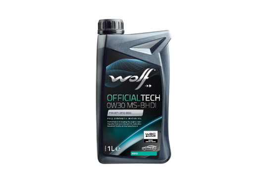 Oleo Motor Auto WOLF OFFICIALTECH 0W30 MS-BHDI  1L
