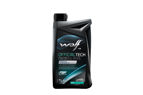 Oleo Motor Auto WOLF OFFICIALTECH 0W-30 LL III FE 1L