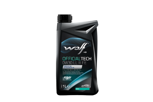 Oleo Motor Auto WOLF OFFICIALTECH 0W-30 LL III FE 1L