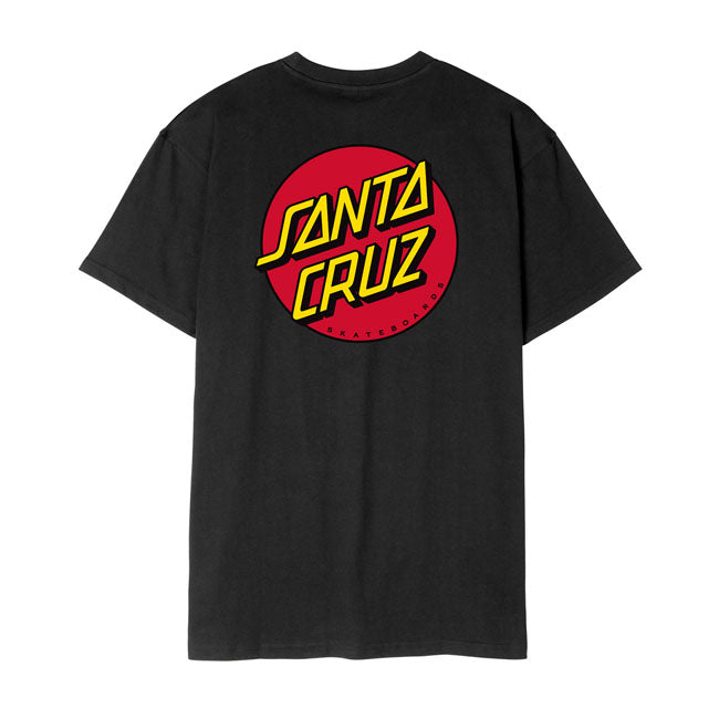 Camiseta Santa Cruz Dot Chest preta