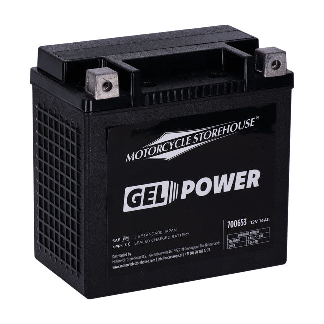 MCS, bateria de GEL selada da série Nano. 12V, 14Ah, 260cca