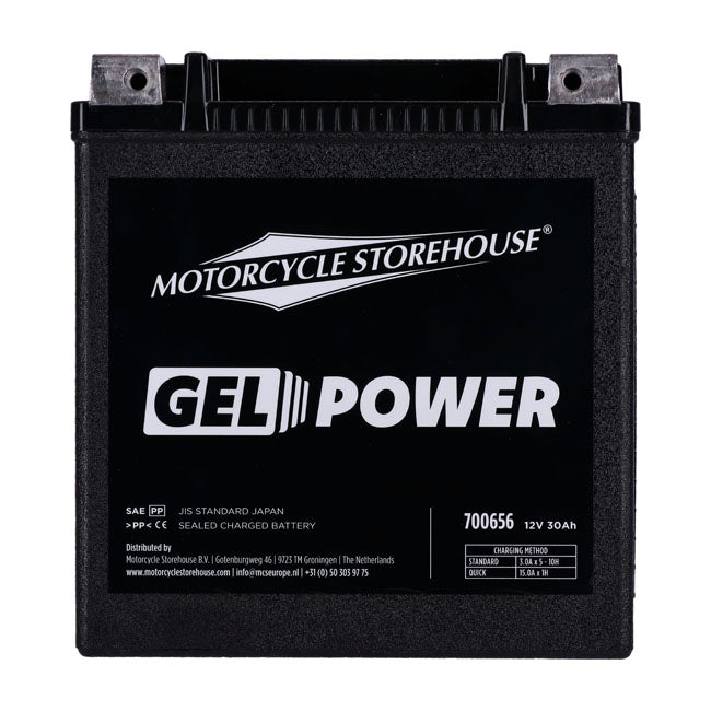 MCS, bateria de GEL selada da série Nano. 12V 30Ah 416A