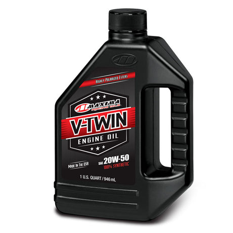 Óleos Maxima Racing, V-Twin totalmente sintético 20W50 946 ml