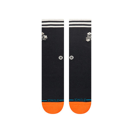 Meias Stance High Roller Crew pretas