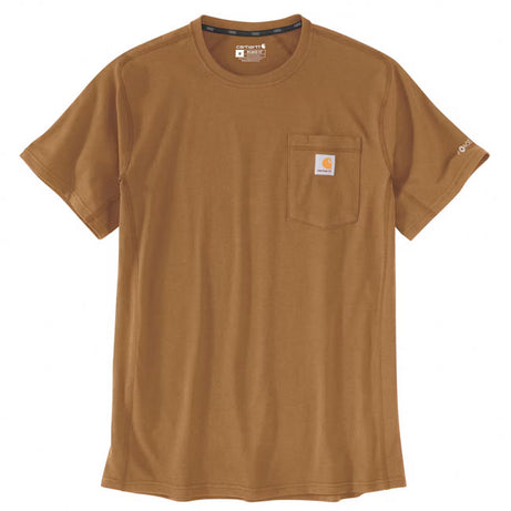 T-shirt Carhartt Force Pocket carhartt® castanho