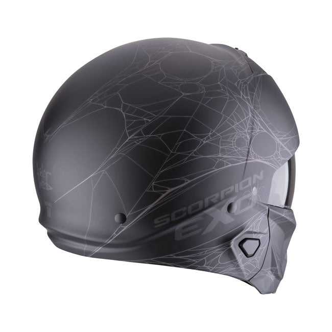 Scorpion EXO-Combat II Spiderweb mate preto-prata