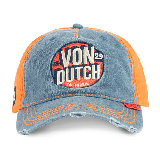 Boné Von Dutch Retro Trend 02 Jeans/Laranja
