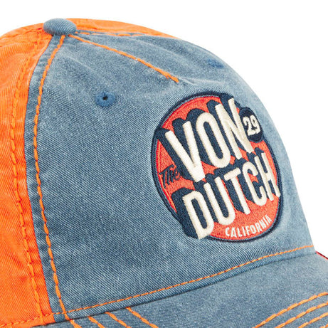 Boné Von Dutch Retro Trend 02 Jeans/Laranja