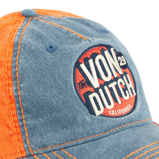 Boné Von Dutch Retro Trend 02 Jeans/Laranja
