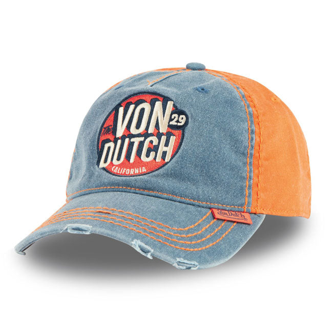 Boné Von Dutch Retro Trend 02 Jeans/Laranja