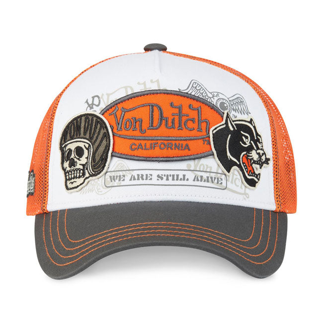Von Dutch Patches 06 cap Orange/Brown