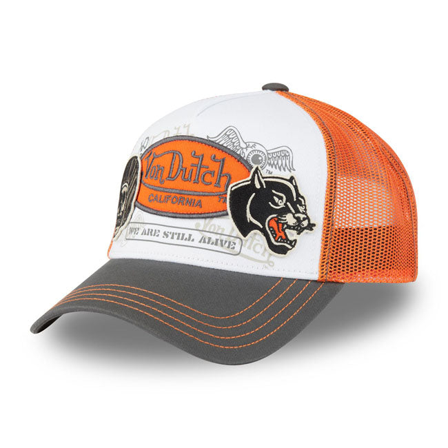Von Dutch Patches 06 cap Orange/Brown