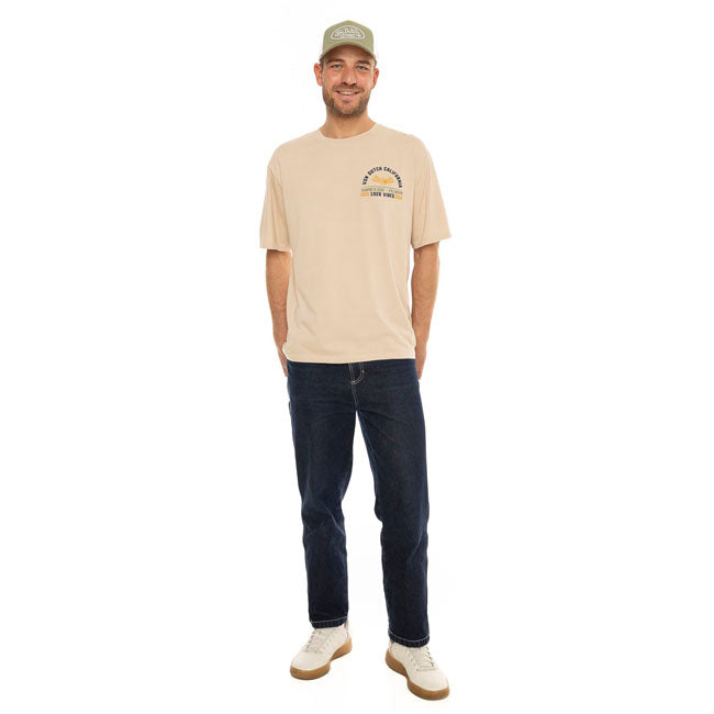 Camiseta Von Dutch Vibes bege