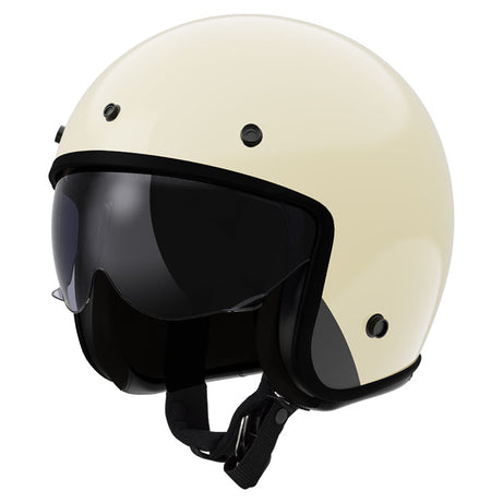 LS2 Bob II Capacete sólido creme