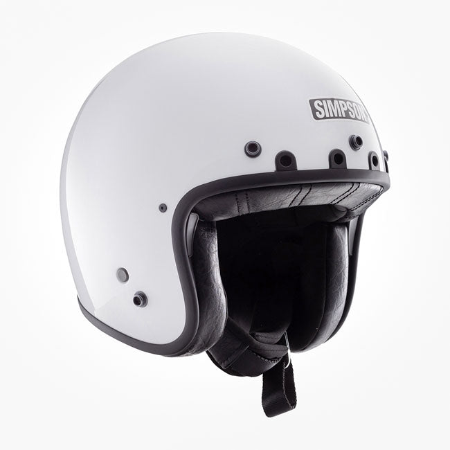 Capacete Simpson Chopper branco