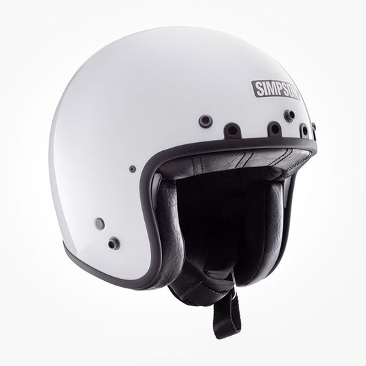 Capacete Simpson Chopper branco