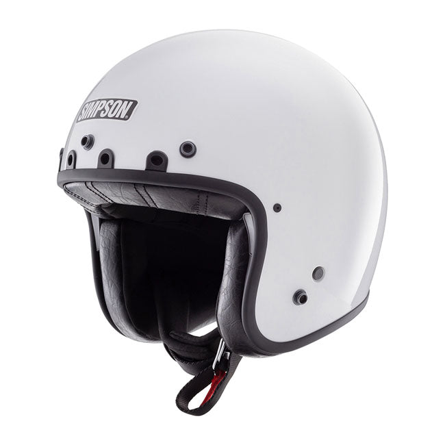 Capacete Simpson Chopper branco
