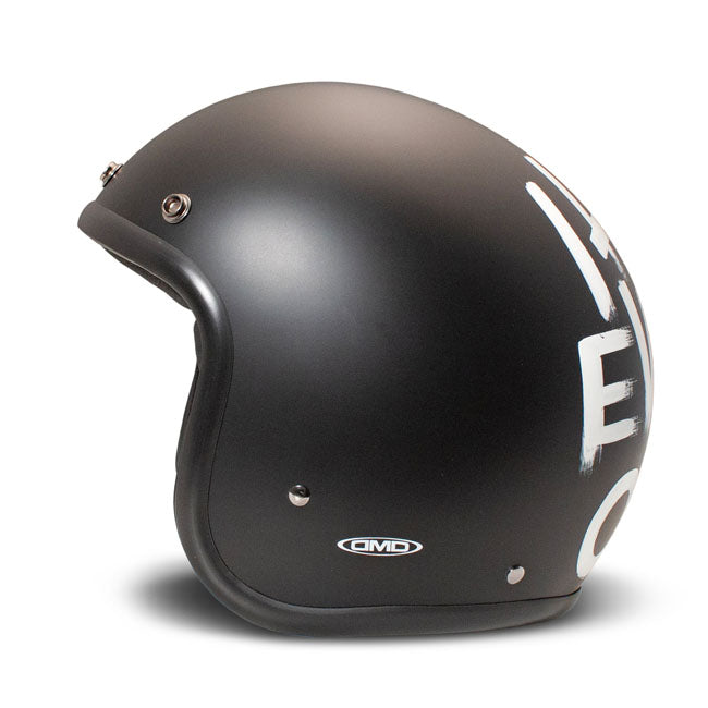 Capacete DMD Retro Eu odeio todo mundo