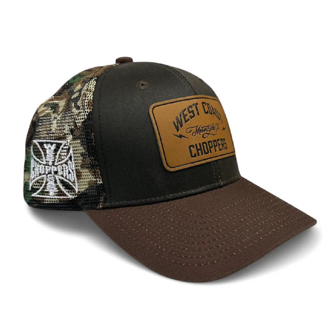 Métrica dos EUA Boné WCC Hunter Trucker marrom/camuflado