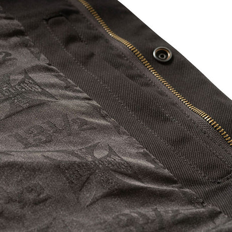 Colete de lona preta WCC x 13 1/2 Dominador