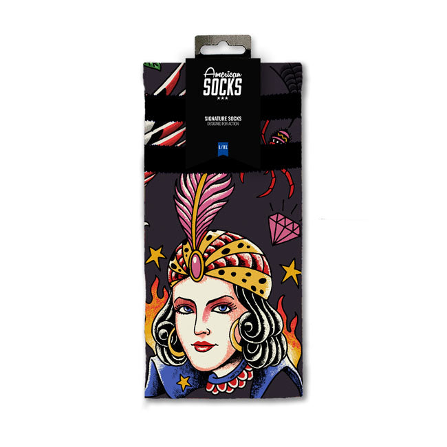 Meias americanas Meias Signature Sorcerer pretas