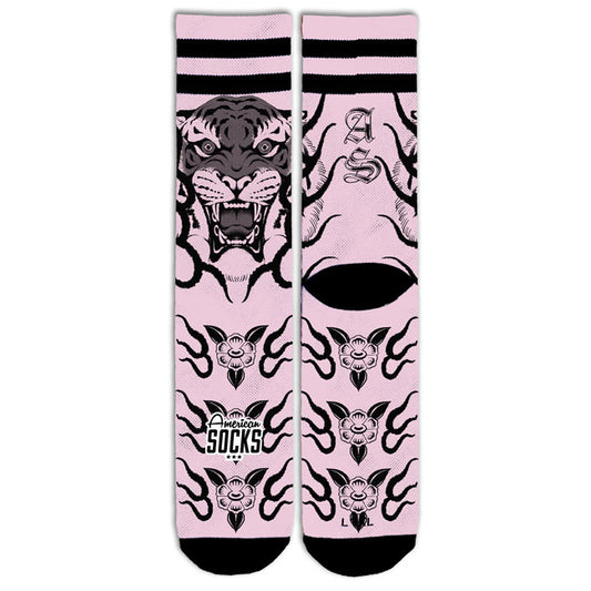 Meias americanas Signature Khan meias rosa