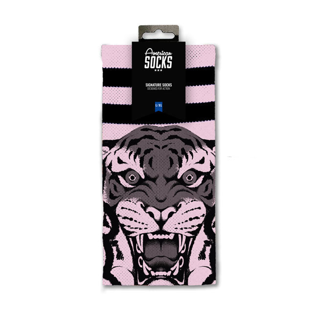 Meias americanas Signature Khan meias rosa