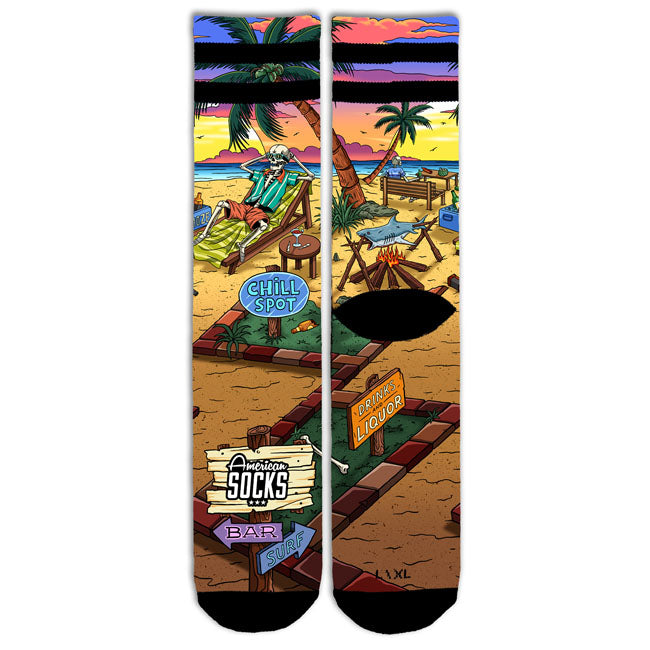 Meias americanas Signature Chiller meias marrons