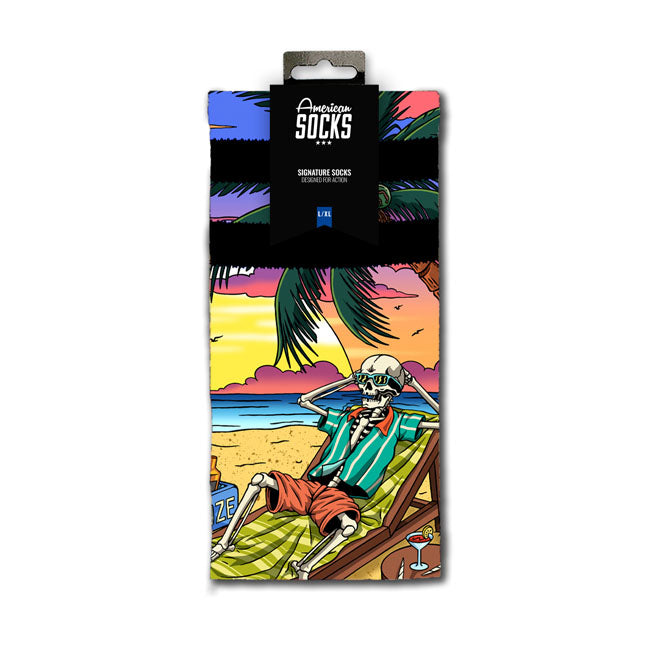 Meias americanas Signature Chiller meias marrons