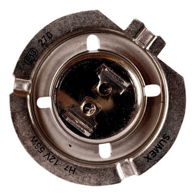 Lâmpada Luz Original CAR + H7 12V 55W 3300K Base PX26D 1 Peça IN BOX
