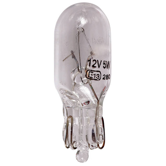 Lâmpadas Luz Original CAR +  T10 W5W 12V 5W 2800K Base W2.1x9.5d  2 Peças BLISTER PACK