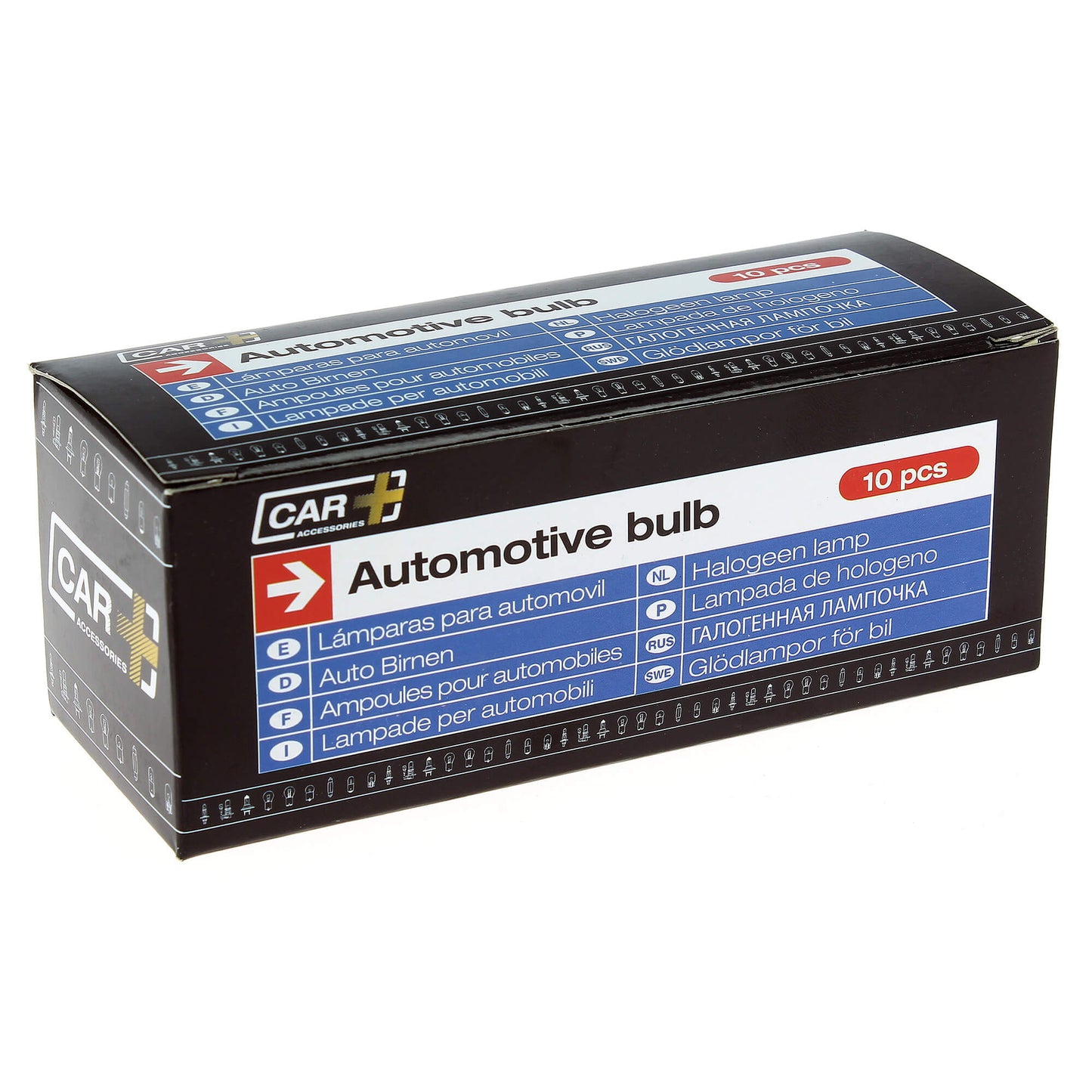 Lâmpadas Luz Original CAR + 1 Polo P21W 12V 21W 3300K  Base BA15S  10 Peças IN BOX