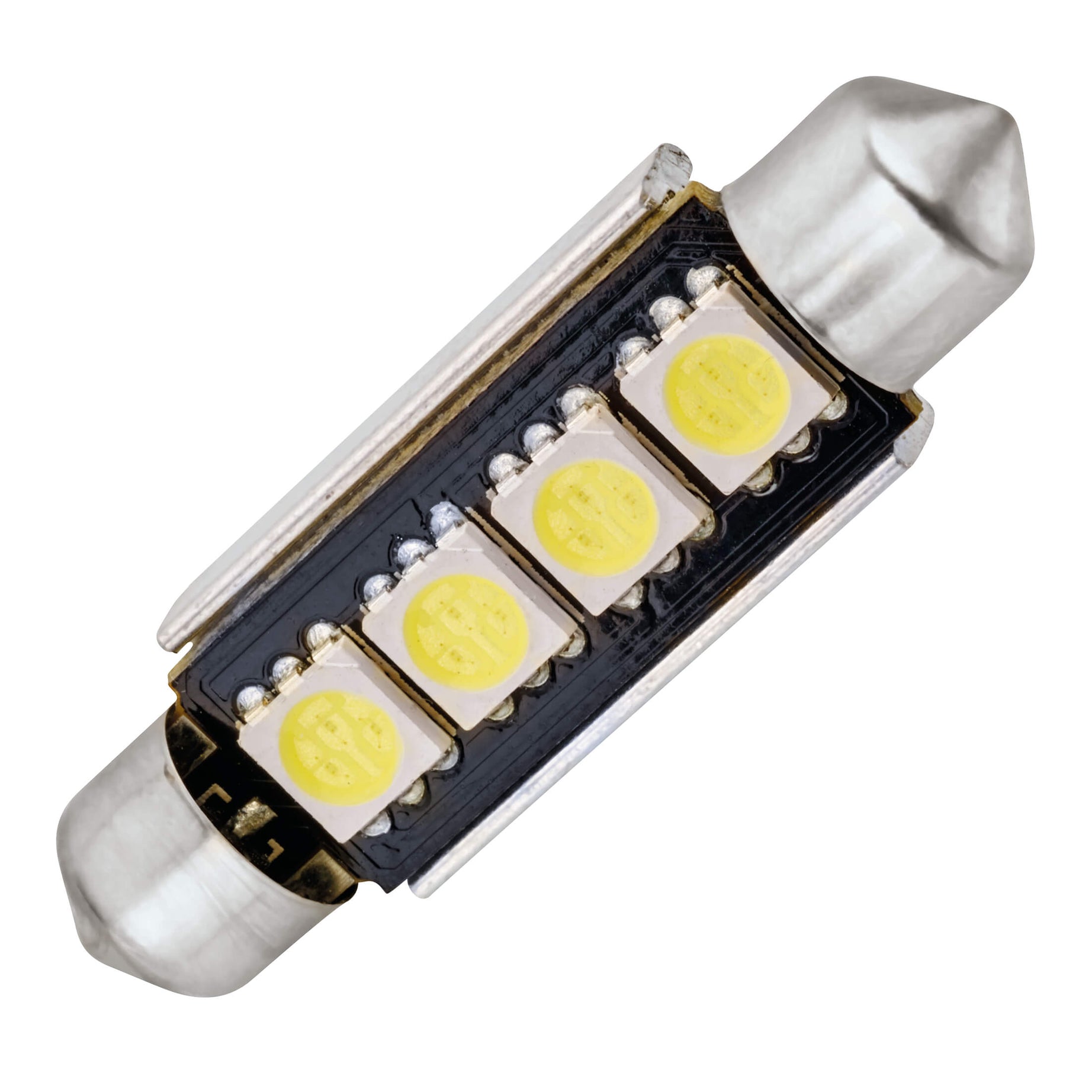 Lâmpada C5W EVO C/ 4 Leds Ultra Luminosa 41mm