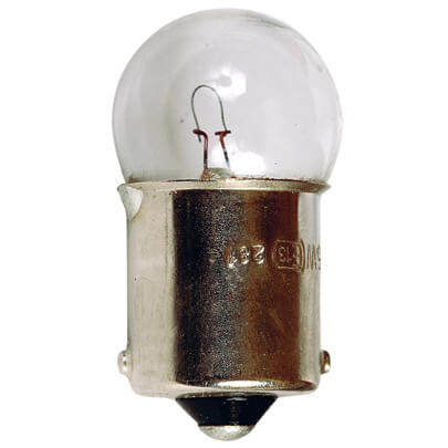 Lâmpadas Luz Original CAR +1 Polo R5W 12V 5W 2800K Base BA15S 10 Peças IN BOX