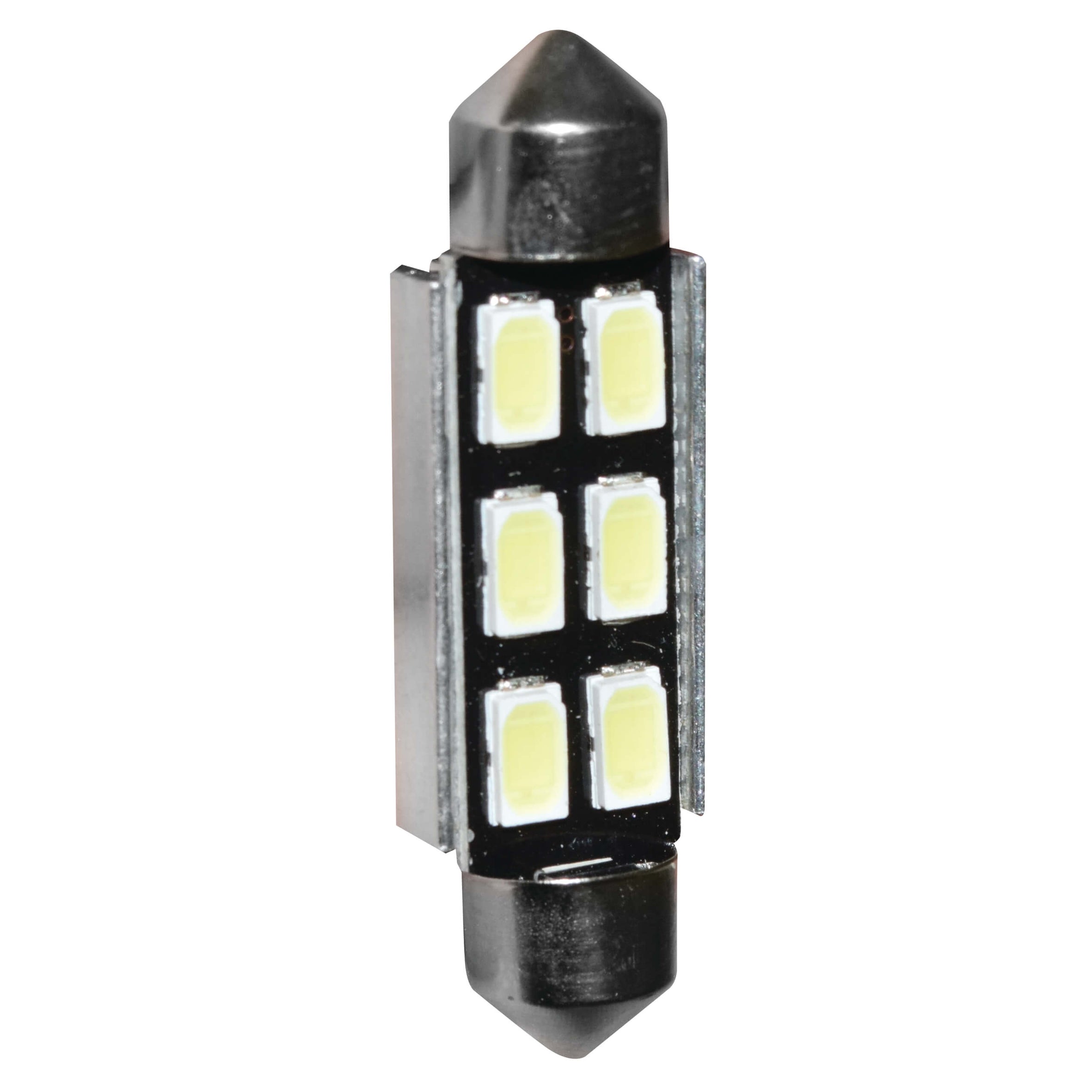 Lâmpada C5W EVO C/ 6 Leds Ultra Luminosa 36mm