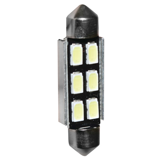 Lâmpada C5W EVO C/ 6 Leds Ultra Luminosa 41mm