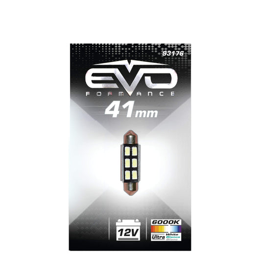 Lâmpada C5W EVO C/ 6 Leds Ultra Luminosa 41mm