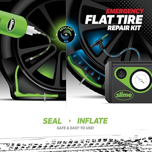 KIT DE COMPRESSOR SLIME +473ml SELANTE