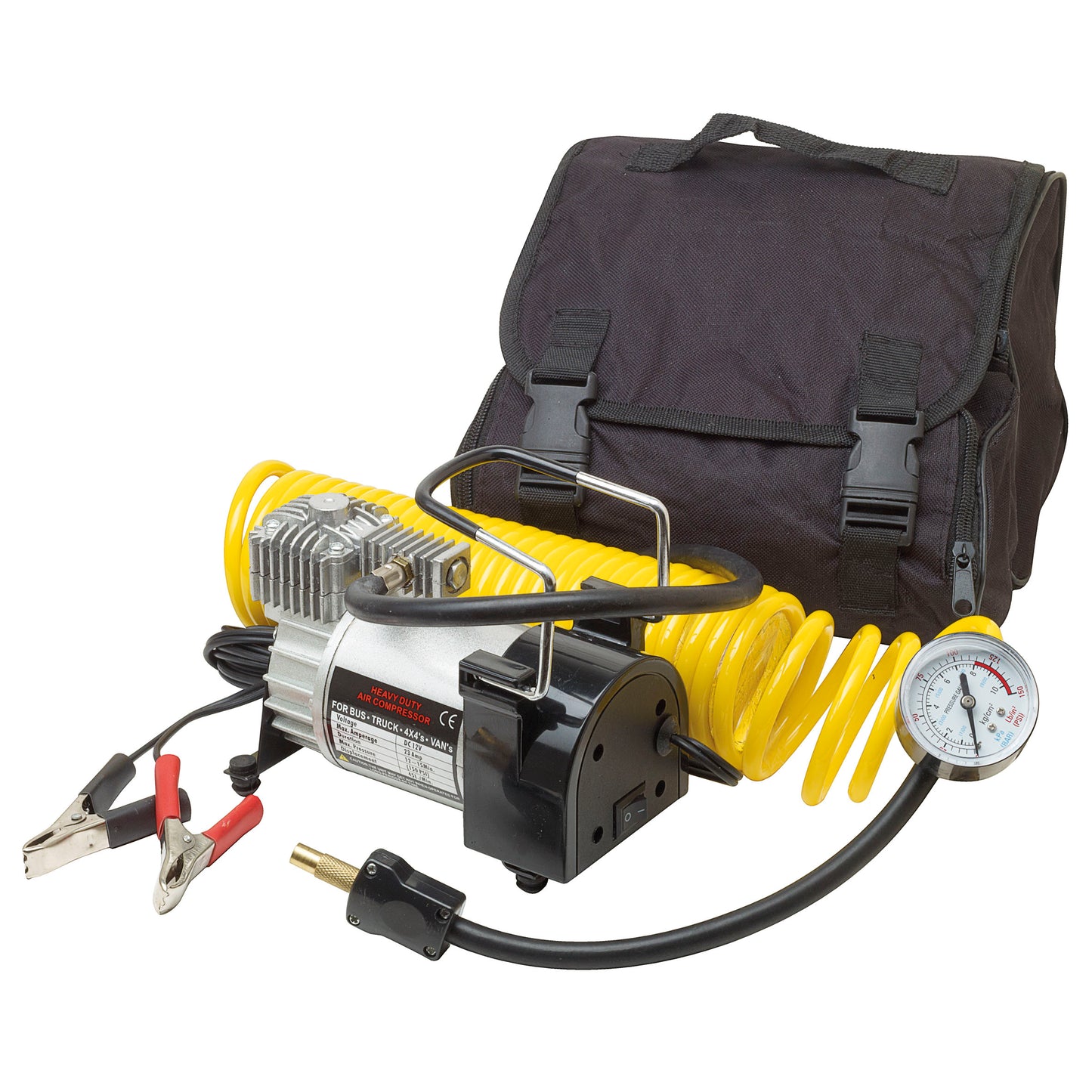 Compressor Ar Pneus Profissional SWISS DRIVE AHT- 626V DC-12V 150 PSI