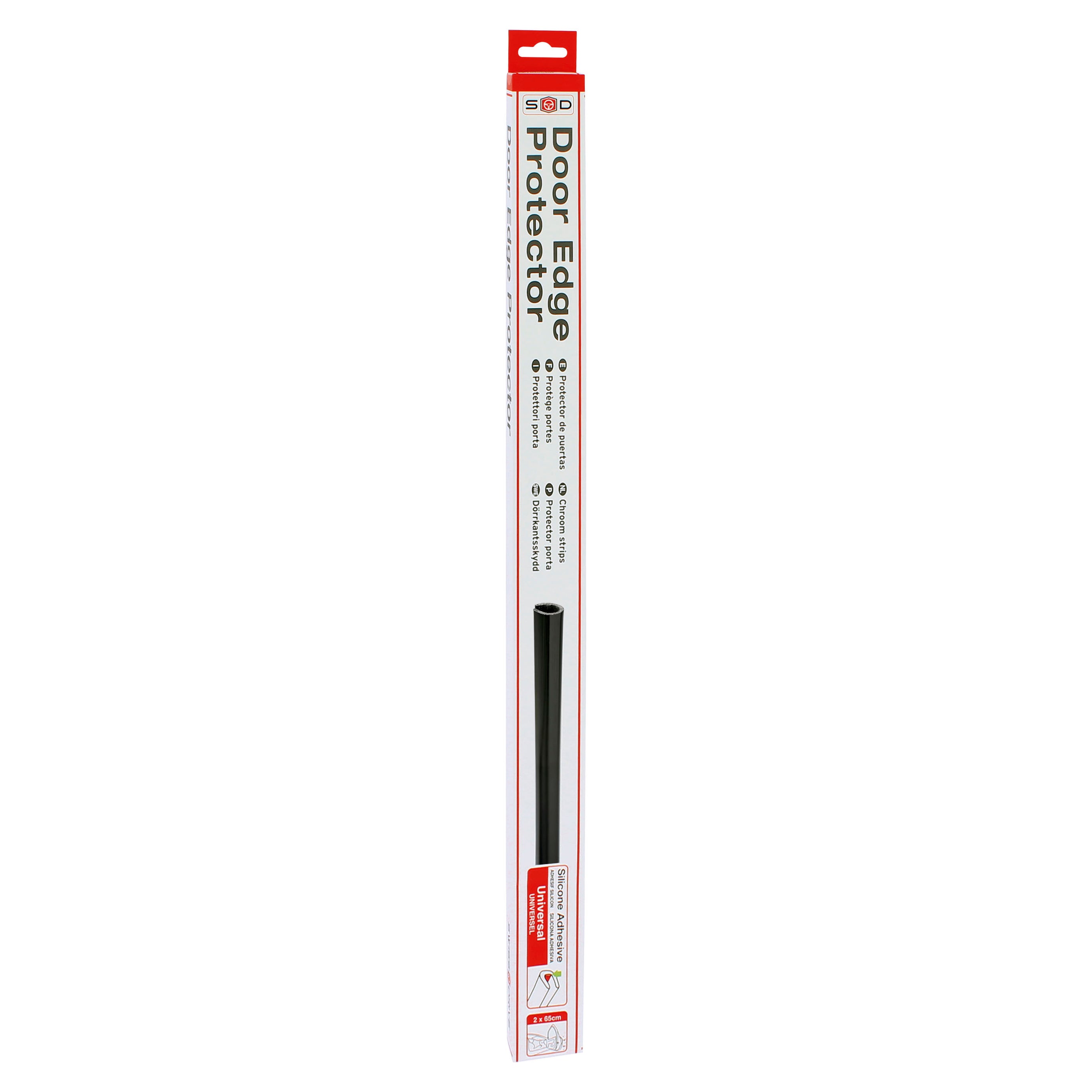 Protetores de Porta SWISS DRIVE Tira Preta 65cm 2 PCS