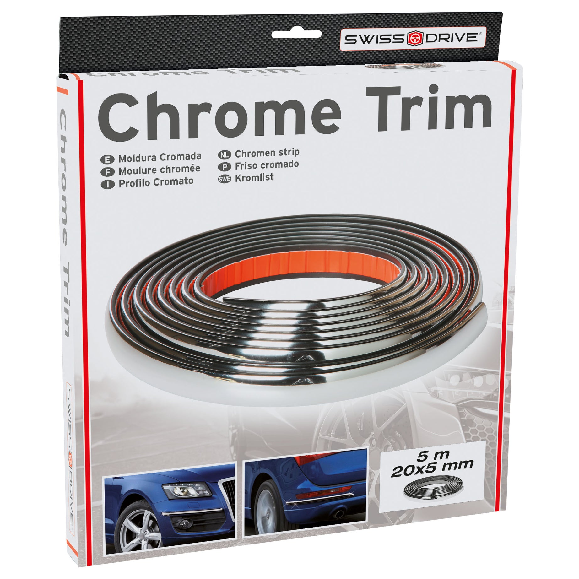 Friso Decorativo Cromado RACE SPORT