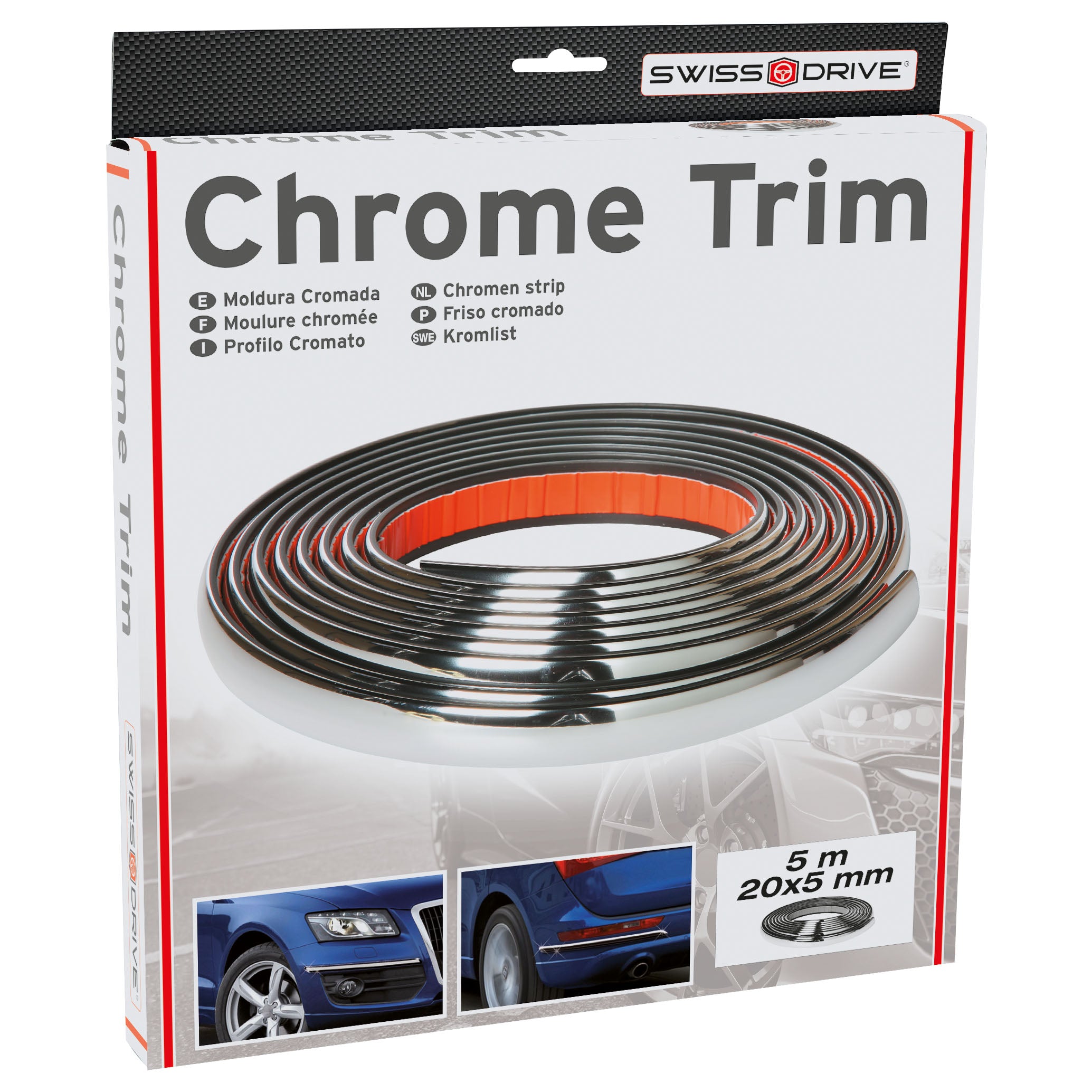 Friso Decorativo Cromado RACE SPORT