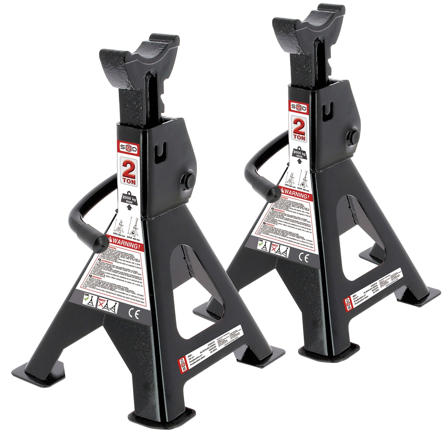 Conjunto de Cavaletes 2 Toneladas SWISS DRIVE