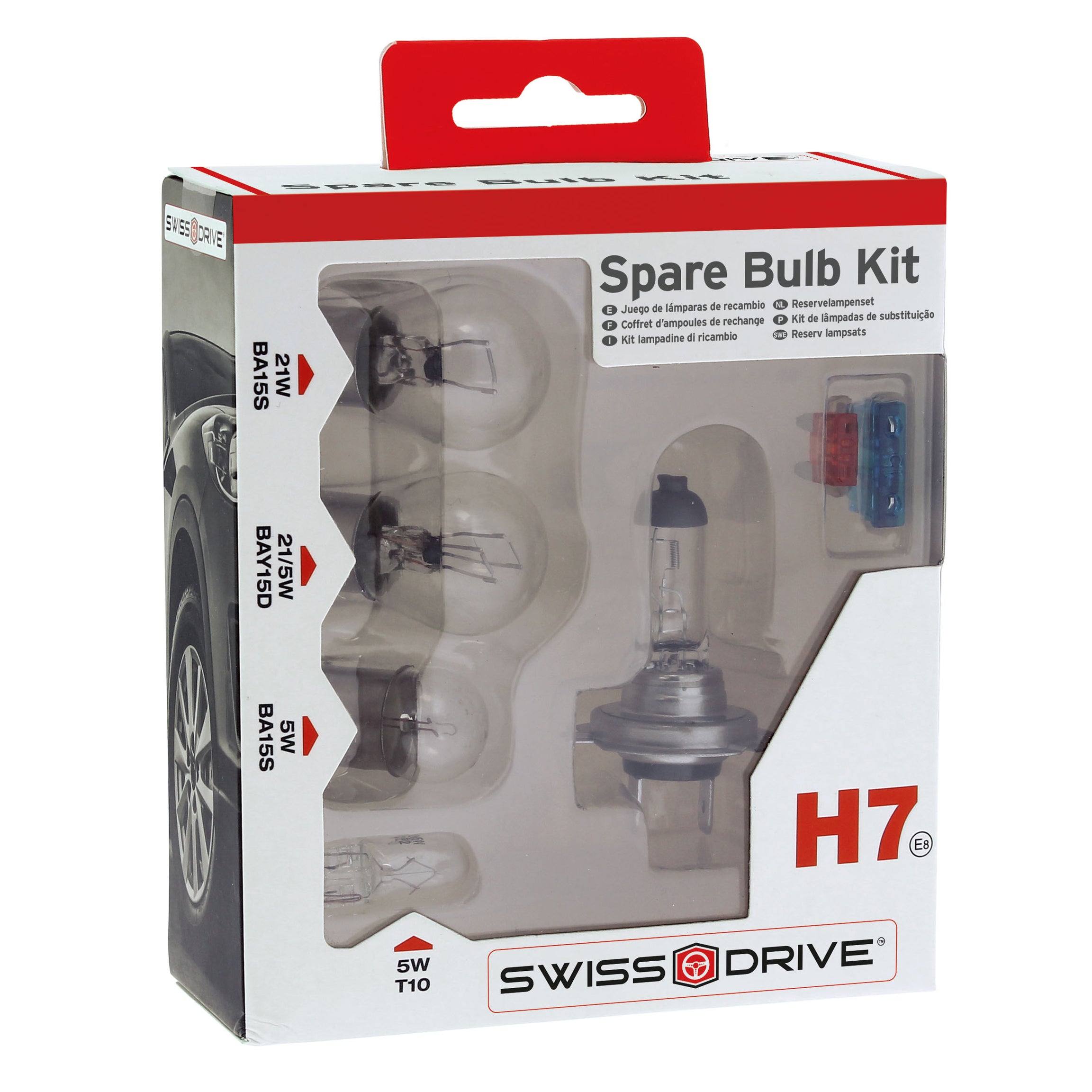 Conjunto de Lâmpadas homologadas H7 12 V