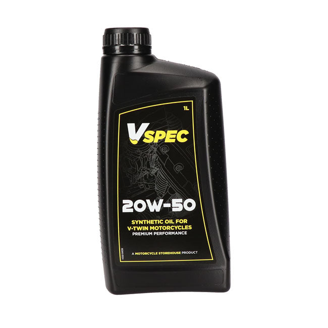 Vspec, óleo de motor totalmente sintético 20W50. Garrafa de 1 litro.
